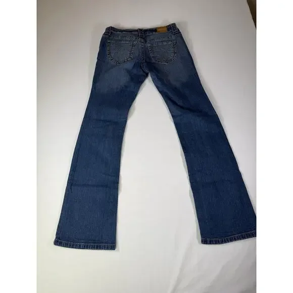 Vintage Y2K Paris Blues Jeans Women's Size 9 Bootcut Blue Denim Stretch - Picture 7 of 7